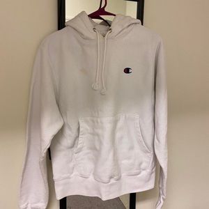 White champion hoodie